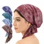 PYCOU Gió Cotton Mũ Bandana, Bohemia Thường Ngày In Hoa Turban, Mũ Ngủ Mùa Xuân Chất Lượng Cao Beanies Headwrap Nữ Quốc Gia