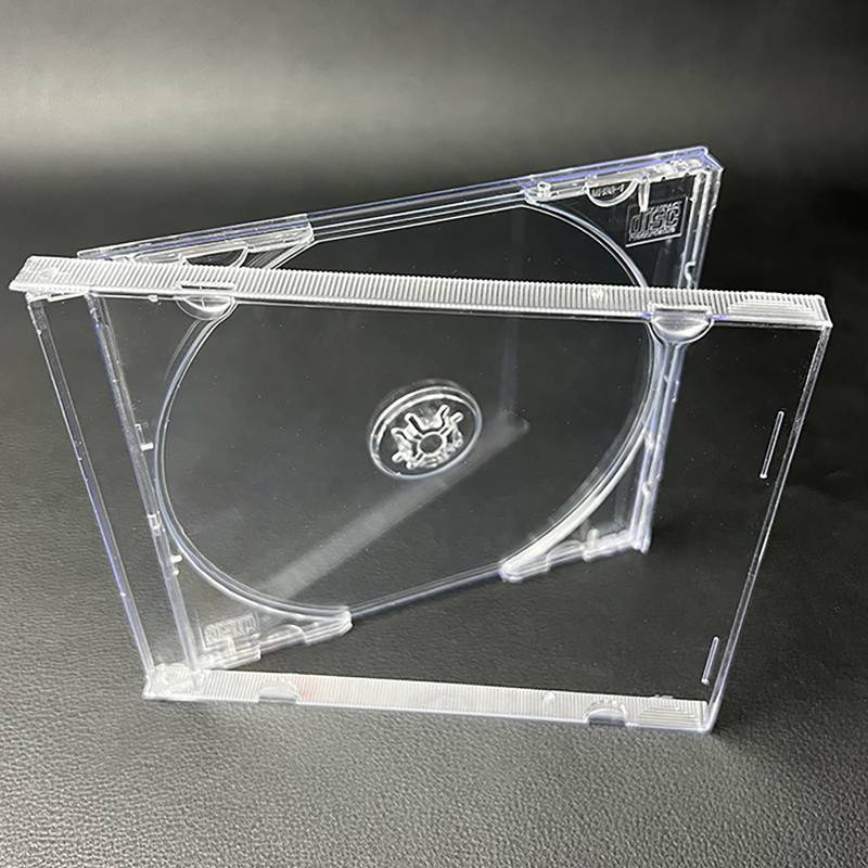 XUAN Ốp Lưng Nhựa Trong Suốt Đơn Mảnh Đĩa CD/DVD, Hộp Đựng, Sắp Xếp Lưu Trữ, Hộp Album Trường Hợp