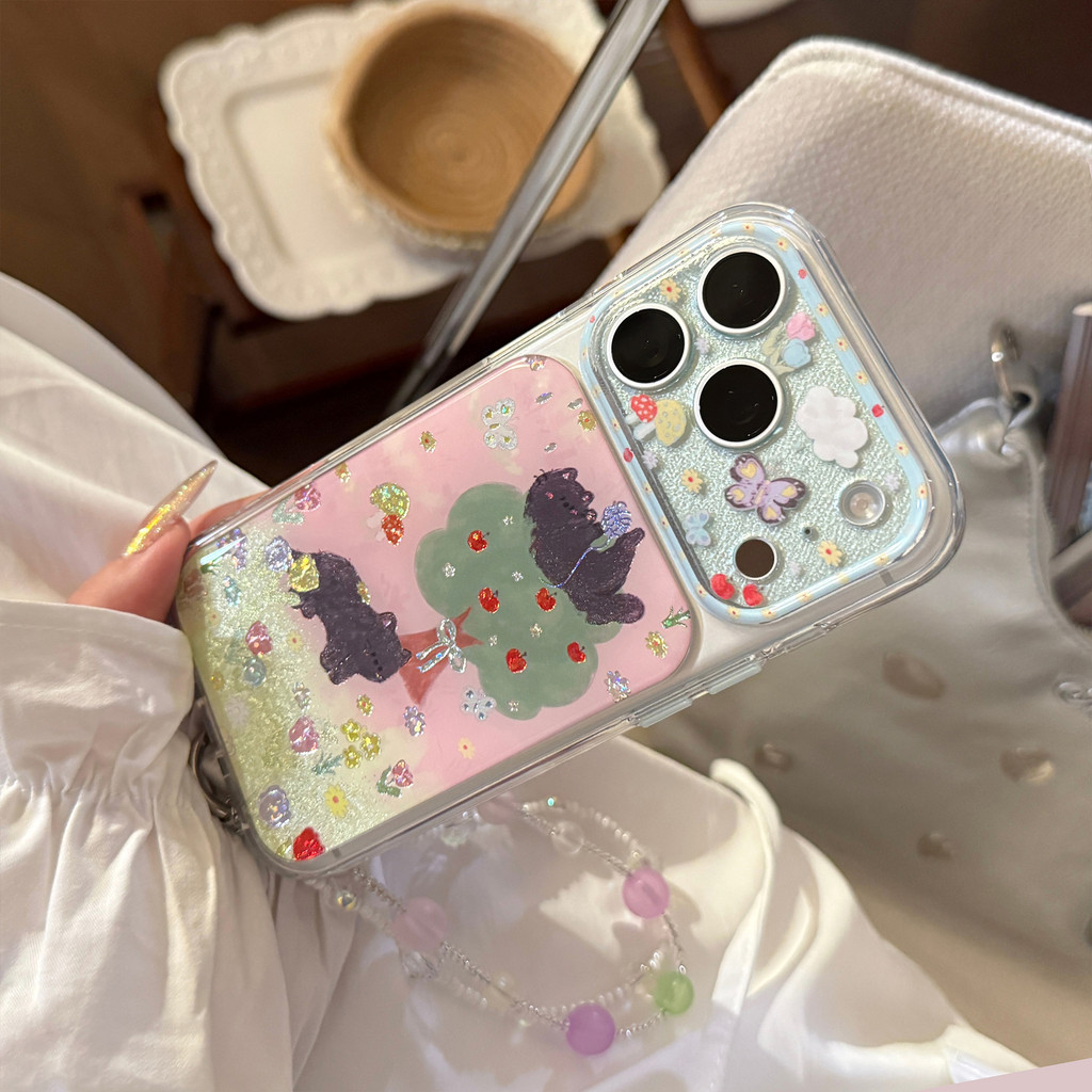 Ốp lưng iPhone hình mèo rừng dễ thương phù hợp cho iPhone 17 Pro Max có khả năng bảo vệ màn hình cho các mẫu 16, 15, 14, 13, 12 và 11. Nó cung cấp bảo vệ chống sốc. YRNC