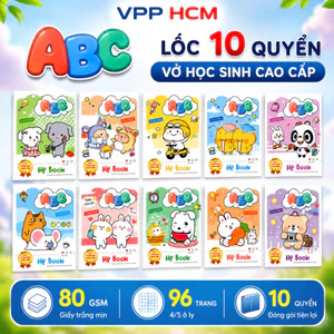 Vở Học Sinh Hiệp Phong ABC 96 Trang ĐL 80gsm (4/5 Ô Ly - Chính Hãng)