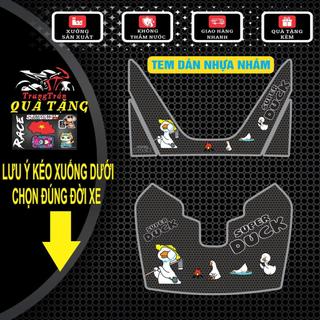 TEM EVO 200-EVONEO-EVOGRAND-EVO MAX  NHỰA NHÁM XE ĐIỆN mẫu mới DECAL 3 LỚP