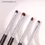 VFZ Chi Tiết Phấn Mắt Nhỏ Trang Điểm Bàn Chải Kẻ Mắt Smudge Brush Tóc Ngựa Phấn Mắt Smudge Brush Nhỏ Khói Lót Cọ Trang Điểm OTE