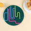 < Pluscloth > Bảng hoạt động bằng silicon tròn Đồ chơi thần tài giảm căng thẳng hai mặt có dây Đồ chơi yên tĩnh cho trẻ em Bé trai Bé gái Đồ chơi du lịch và ủng hộ bữa tiệc hoàn hảo dành cho người lớn Giảm lo âu T