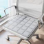 Đệm ghế làm mát màu trơn 40x40 50x50 vải lụa băng thoáng khí chống trượt giặt được cho ghế văn phòng ghế học hè mát