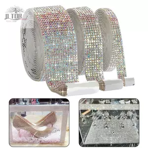 Nhãn dán kim cương đính đá đầy màu sắc DIY cho quần áo ô tô Trang trí thủ công 1 sân