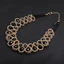 Vòng cổ pha lê NICOLOO, Vòng cổ Choker đầy màu sắc cổ điển, Thiết kế dệt thời trang Vòng cổ xương đòn hai lớp thủ công dành cho nữ