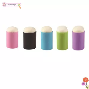 BEABOUT 5 / 10 CÁI Miếng bọt biển vẽ ngón tay, Giấy nến vẽ đầy màu sắc DIY Craft Dauber, Tài khoản tay không độc hại cao cấp có thể giặt được Ngón tay Cot Scrapbooking