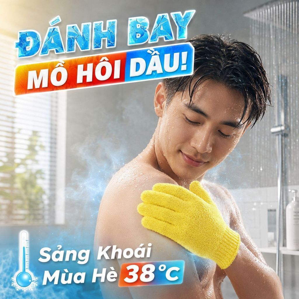 🔥Giá sốc🔥Tẩy da chết sâu găng tay 5 ngón | Găng tay mài mòn sợi siêu mịn giặt được | Dụng cụ tắm tẩy tế bào chết