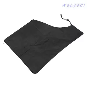 WANYEDI ​ Túi vải​, Túi thổi chân không lá vải 420D màu đen, Túi đựng rác đa năng​ Túi đựng đáy có khóa kéo chân không có khóa kéo​ Tương thích với hầu hết các máy thổi khí​
