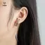 Bông Tai Cáo Trang Sức Tai Thanh Lịch Earbob Tòn Ten Nhẹ Bông Tai Hợp Kim Mặt Dây Chuyền Bông Tai Nữ Bé Gái Quà Tặng [Mina]