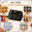 Halloween Khuôn Silicon 6 Khoang Đầu Lâu Mộ Dễ Dàng Phát Hành Khuôn Bánh Quy Vui Nhộn Cho Brownies Muffin Cupcake muueadsyvn