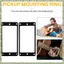 2 Chiếc Flat Humbucker Pickup Gắn Vòng Khung ABS Cho Đàn Guitar Điện
