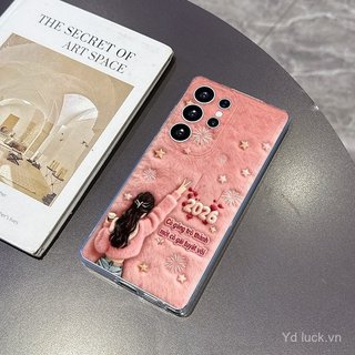 Ốp điện thoại chống va đập trong suốt phong cách nữ tính dễ thương 2026 Thích hợp cho Samsung S26ULTRA / A03 / F14 / A36 / A22 / A52S / A54 Vỏ điện thoại chống sốc