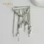 PNPIA- Dây Xích Kim Loại Mặt Dây Chuyền Dài sel Trâm Dành Cho Nữ Handmade Đính Hạt Phù Hợp Với Áo Chân Trang Sức Phụ Kiện