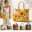Túi Tote In Hình Nữ PYCOU, Túi Xách Du Lịch Vải Vintage, Thời Trang Hợp Thời Trang 2D In Hoa Văn Dung Tích Lớn Nhẹ Sang Trọng Túi Đeo Vai Nữ Cô Gái