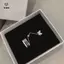 sel Bướm Dây Xích Nhẫn Nữ Bé Gái Sáng Bóng Kim Cương Giả Zircon Nhiều Lớp Mở Nhẫn Bộ Punk Trang Sức Thời Trang [Mina]