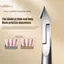 TRTR Nail Cuticle Nipper Thép không gỉ 2in1 Kéo để loại bỏ da chết chính xác Dụng cụ thẩm mỹ viện tại nhà chuyên nghiệp VN