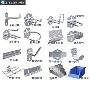 Móc Dụng Cụ Lỗ Vuông Tấm Móc Phần Cứng Hiển Thị Giá Búa Hổ Tua Vít Giá Phần Cứng Móc HFBI
