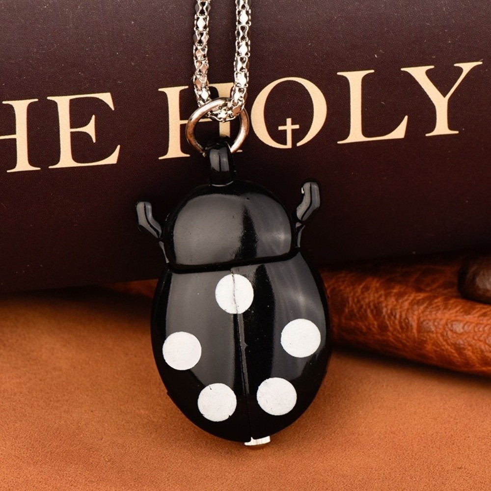 Đồng hồ bỏ túi NORBORTO, có dây chuyền đồng hồ bỏ túi Beetle nhẹ, Đồng hồ bỏ túi nhiều màu thạch anh