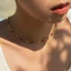 Vòng cổ chuỗi hạt Zircon đầy màu sắc sành điệu – Trang sức mạ vàng dành cho nữ