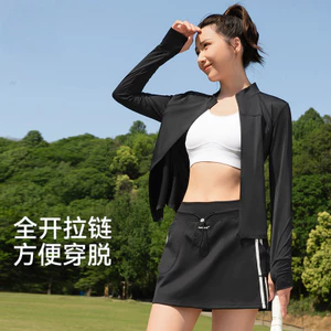 Phụ nữ chống tia cực tím cổ đứng cắt mỏng để chạy bộ Yoga Trang phục tập luyện hàng ngày