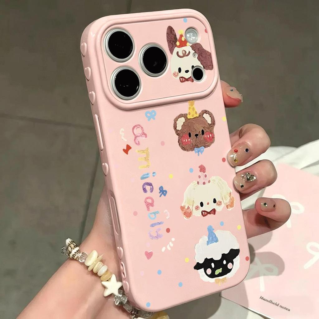 Puppy Đảng Thích hợp iPhone 17/16P trường hợp điện thoại 1512 mới 1314