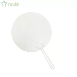 YUUKII 6 Quạt Graffiti, Quạt cầm tay trong suốt bằng nhựa dày, Đồ thủ công DIY trong suốt sáng tạo DIY Doodle DIY Trống Fan Dự án thủ công