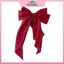 MYPANDA Nơ Ruy Băng Kẹp Tóc Mũ Đơn Giản Thanh Lịch Satin Mùa Xuân Kẹp Tóc Cố Định Kẹp Tóc Retro Mũ Đội Đầu Phụ Kiện Tóc Đỏ.
