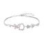 Dễ Thương HelloKitty Hello Kitty Zircon Vòng Tay Nữ Ánh Sáng Sang Trọng Niche Hoa Bốn Lá Giá Trị Cao Hoa Tay Trang Sức26052601