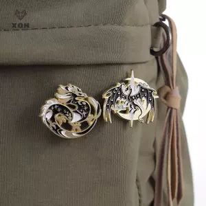 Chim Rồng Động Vật Pin Ve Áo Kim Loại Quà Tặng Bapa Mũ Bạn Bè Trâm Cài Huy Hiệu Phụ Kiện Trang Sức [Mina]