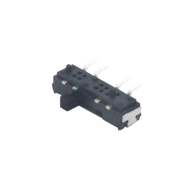 NS 10 Cái 4 Pin Công Tắc Trượt Mini Bật Tắt 3 Vị Trí Micro Trượt Chuyển Đổi Công Tắc Thu Nhỏ Ngang Trượt Công Tắc NS