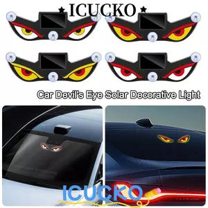 Đèn LED ô tô ICUCKO thông minh, cốc hút màn hình động, đèn Neon rung chạy pin, quà tặng đèn Ambient EYE không dây