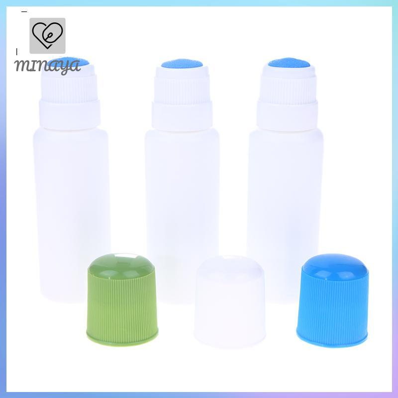 [MINAYA] 50ML Chai Rỗng Smudge Chất Lỏng Applicator Đầu Xốp Độ Ẩn Chai Chất Lỏng Cho Daub Làm Đầy Liniment Thuốc Antipruritic VN