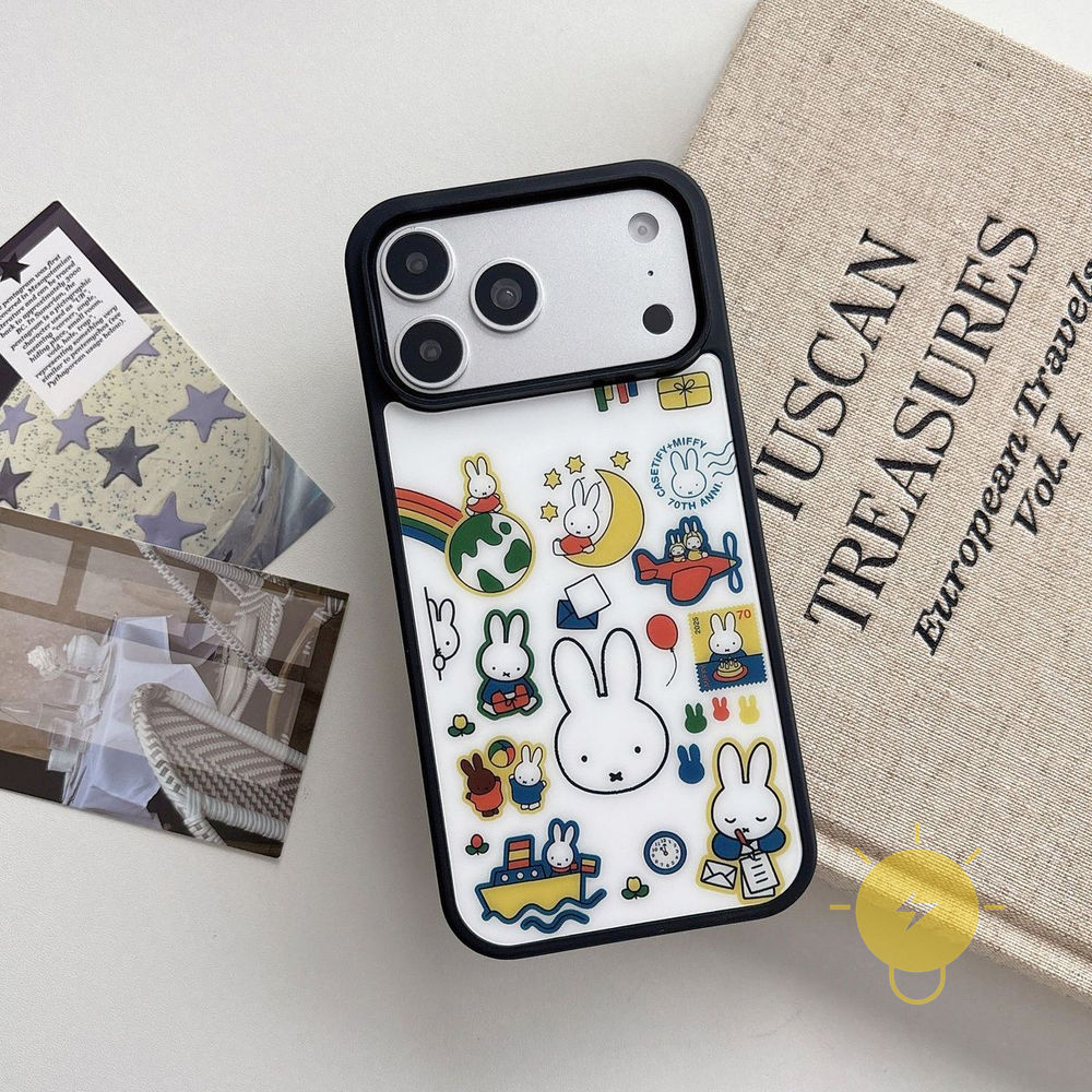 Phone Case For iPhone 17 Pro Max Plus 16 15 14 13 12 TPU Magnetic Aesthetic Korean Cute