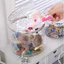 Hộp Đựng Đồ Trong Suốt Vân Kim Cương HomeMate Có Nắp Bấm Chống Bụi, Hộp Đựng Kẹp Tóc Khuyên Tai Mỹ Phẩm Đa Năng
