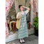 Bộ đồ tươi mát mùa hè Phiên bản Hàn Quốc Áo sơ mi ren ngắn tay dễ thương dành cho nữ Retro Váy dây đeo kẻ sọc dáng rộng phù hợp