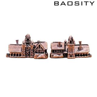 Trang trí Lâu đài Mini bằng đồng thau Tượng trang trí trung tâm cổ điển cho kệ để bàn Phòng ngủ Trang trí nhà hiện đại