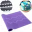 Khuôn ren silicon PYCOU, Thảm ren bánh silicon chống dính hoa‌, Bánh Tròn Linh Hoạt Viền Bánh Kẹo Lớn Trang Trí Thảm Đường Dán