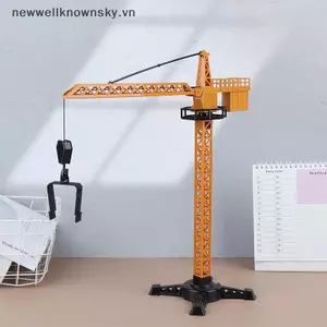 MỚI Cho Bé Trai Quà Tặng Kỹ Thuật Nhựa Diecast Tháp Cần Cẩu Mô Hình Xây Dựng Cổ Điển Xe Tải Máy Kéo Máy Xúc Đồ Chơi SKY