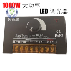 I3ZE Bán Hàng Trực Tiếp DC12v Bộ Điều Khiển Xoay Bằng Tay 90A Công Suất Cao 1000W Công Tắc Đèn LED Dải Điều Khiển