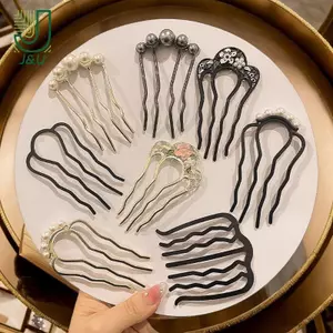 Nĩa Tóc Chữ U Kim Loại Ngọc Trai sel Kẹp Tóc Phụ Kiện Nữ Trang Trí & Tạo Kiểu
