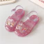 2026 Giày Sandal Trẻ Em Bé Gái Mặc Bên Ngoài Thoáng Khí Giày Đi Biển Pha Lê Thạch Đế Mềm Bé Gái Giày Công Chúa