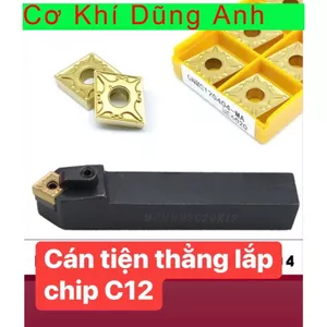 Cán dao tiện thẳng lắp chip C12