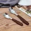 Thìa Inox Có Giả Hạt Gỗ Tay Cầm Nhà Bếp Bộ Đồ Ăn Bộ Đồ Ăn Bữa Tối Món Tráng Miệng Cơm Thìa Canh Tiện Ích MỚI