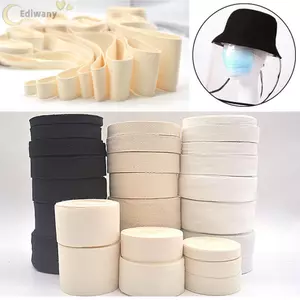 EDIWANY 50M Ràng Buộc Băng Cuộn DIY Ruy Băng Cắt Tỉa 1-5cm Rộng Xương Cá Vải Cotton Xu Hướng