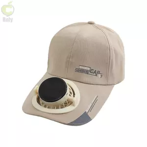 Mũ quạt làm mát ROLY, Mũ bóng chày che nắng thoáng khí, Quạt tích hợp thời trang​​ Mũ quạt khô nhanh có thể sạc lại​​ Cho Unisex
