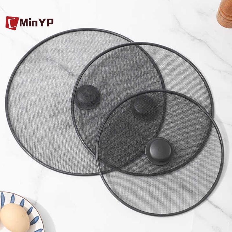 CMinYP Splatter Màn Hình Chống Mỡ Chảo Chiên Dầu Bắn Bảo Vệ Nắp Lưới Mịn Bắn Bảo Vệ Nắp Nắp Dụng Cụ Nhà Bếp Vinh Quang