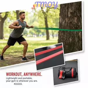 Bộ dây đai điện TMOY Cao su kháng lực cho dây tập luyện sức mạnh kéo cho phòng tập thể dục tại nhà Thiết bị tập thể dục cơ bắp di động TMOY