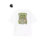 Áo thun có sẵn phong cách rộng thùng thình Pinball họa tiết máy in ở mặt sau 100% Cotton Unisex Nam Nữ Áo thun cổ tròn tay ngắn