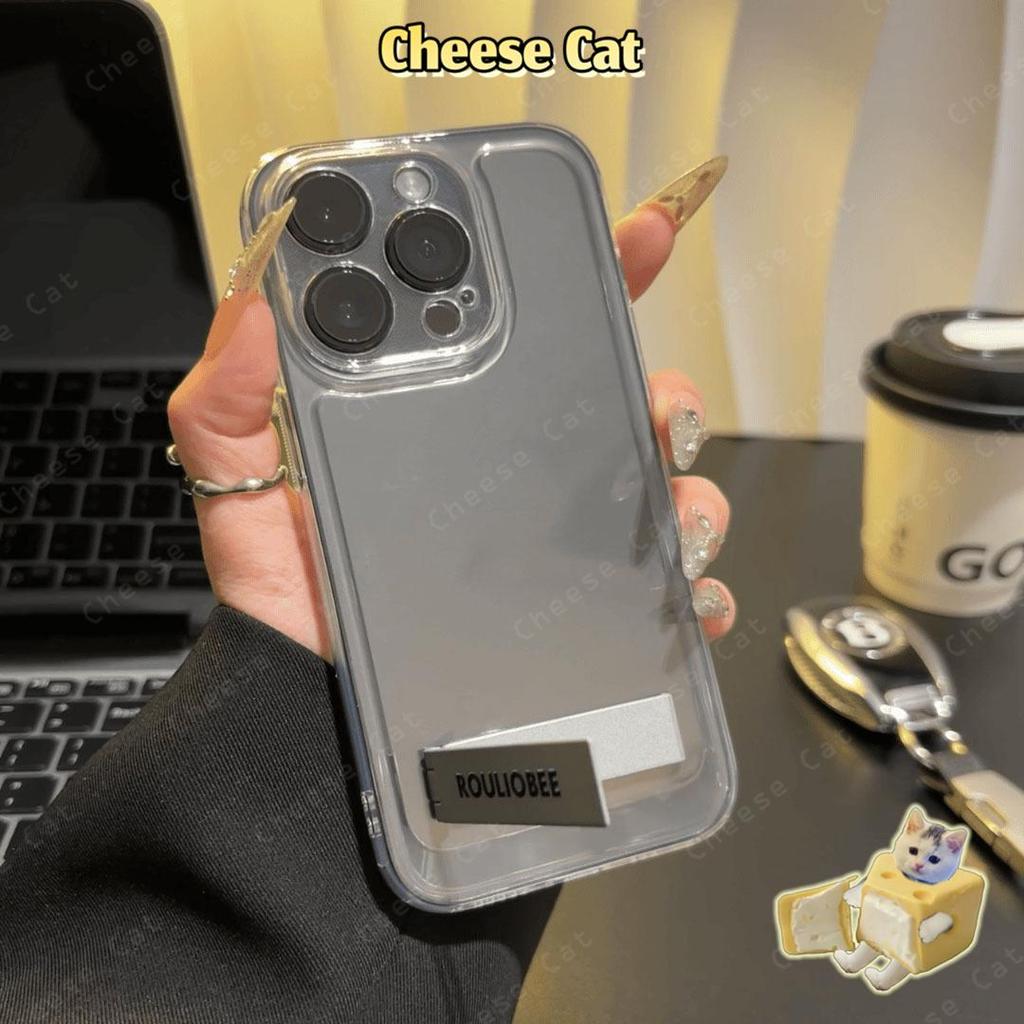 Giá đỡ điện thoại bằng kim loại Ốp điện thoại đơn giản cho iPhone 13 14 15 16 11 12 17 Pro Max 6 7 8 Plus SE XR Xs Max